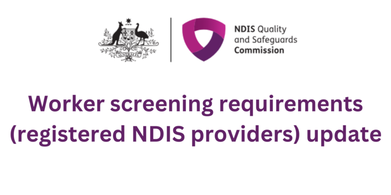 NDIS Worker screening requirements