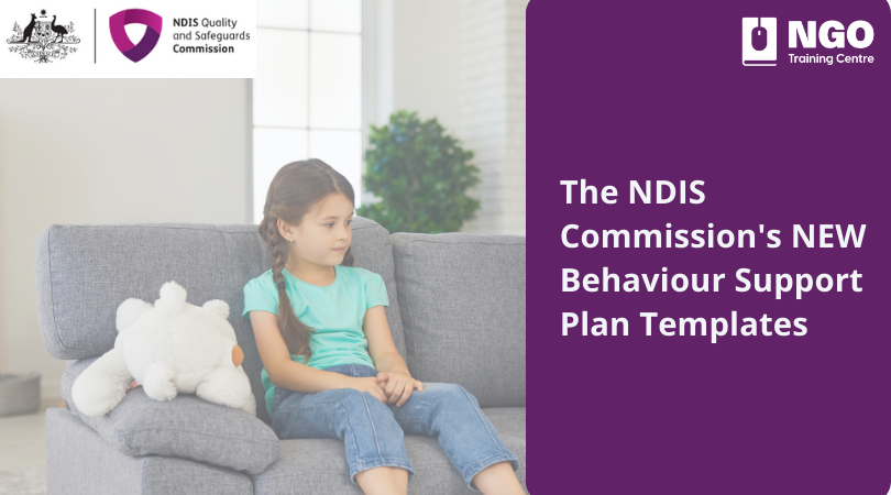 The National Disability Insurance Scheme (NDIS) Commission' new templates for Behaviour Support. Picture of girl with brown hair a plaits sitting on a couch