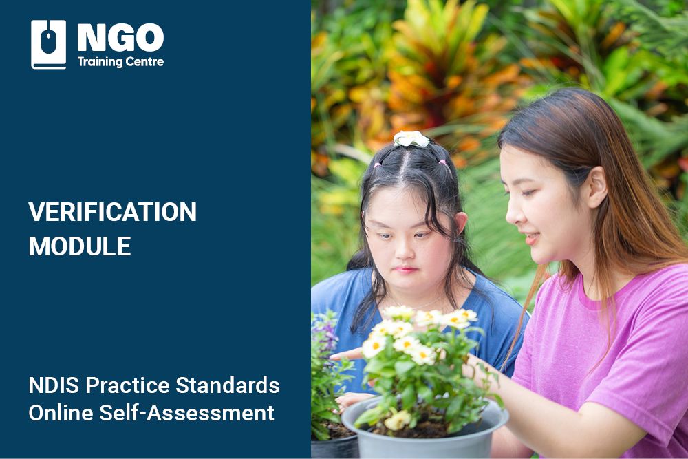 102 VERIFICATION MODULE - NDIS Practice Standards Online Self-Assessment Courses