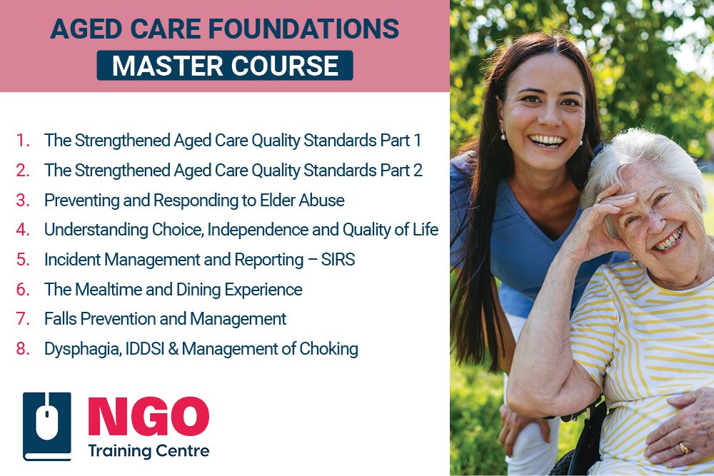 Aged Care Foundations Pathway for Aged Care Careers Training - NGO Training Centre