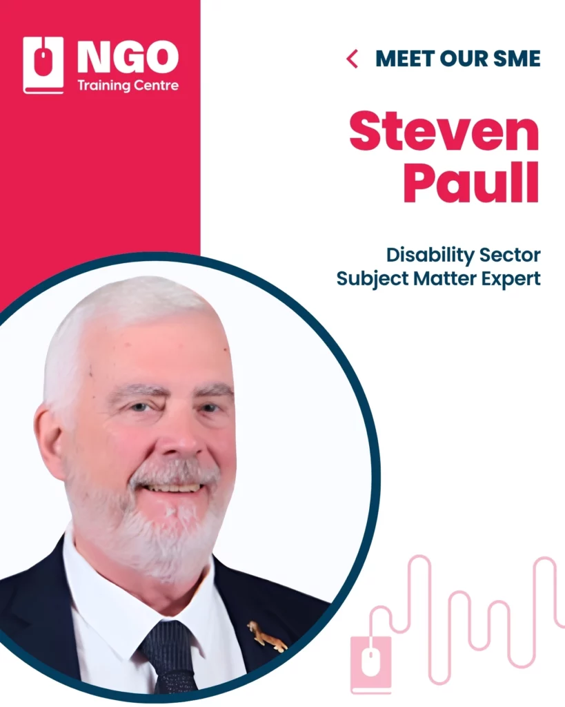 Get to Know Our SMEs - Steven Paull - NGO Training Centre NDIS Disability Subject Matter Expert