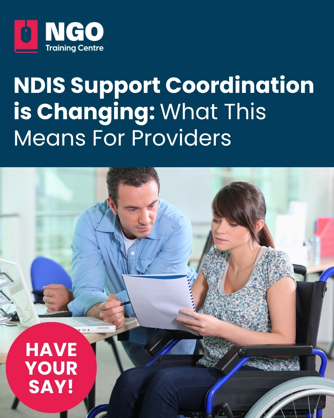NDIS Support Coordination is Changing What This Means for Providers - NGO Training Centre News Article Disability